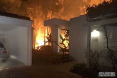 Noosa山火离房子只有几米，当局说不用撤离