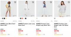 Uniqlo优衣库最新特卖来袭，大量夏季服饰好价！