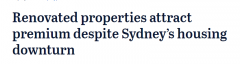 悉尼房市依旧低迷，但这种房型却卖得这么好，卖家甚至愿意支付溢价！ （图片）