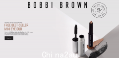 赶快！满$90送Bobbi Brown睫毛膏和眼影棒，订购3件以上立减$10（图）