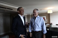 奥巴马与特恩布尔总理在悉尼会面