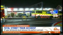 悉尼一名男子被夹死在火车与站台夹缝里
