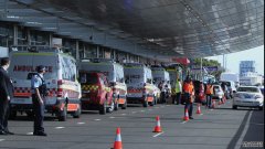 悉尼机场下午进行紧急应对演习，民众莫慌