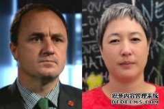 新州的绿党议员Jenny Leong在议会呼吁绿党议员Je