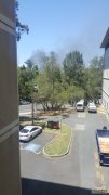 布里斯班内城单元楼起火，浓烟笼罩昆士兰大学