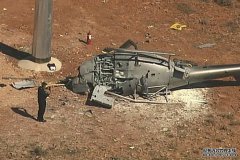 为电网公司工作的直升机坠毁，飞行员死亡