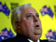 9号台新闻：亿万富豪 Clive Palmer 终于拿出七百万