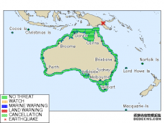 巴新发生里氏7.2级地震，昆士兰有震感