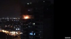 墨尔本Southbank 一个高层公寓起火