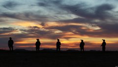 在伊拉克的澳洲士兵回国轮休