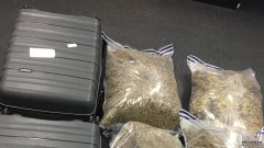 一对情侣携带大量的大麻，坐飞机从悉尼到阿德