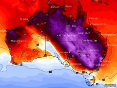 悉尼西区 Penrith 今天下午接近50度，是全球最热的