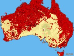 网上流传的过分夸张山火地图伤害了西澳旅游业