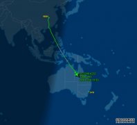 来自武汉的飞机抵达悉尼