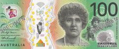 新版100澳元钞票具有帮助视障功能及高安全性