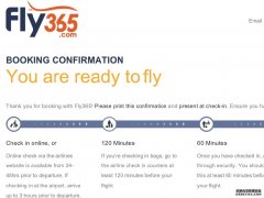 在线订票平台Fly365突然倒闭