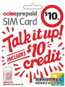 Coles Mobile Prepaid Plans要倒逼各运营商放血了（$2