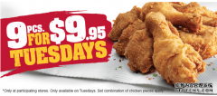 大家最喜欢的KFC吮指原味鸡9块$9.95又来了！