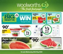 Woolworths 5月20日-5月26日折扣，叉烧包、春卷都半