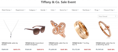 Tiffany &amp; Co 首饰专场特卖，低至5.6折+至高减$