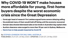 澳专家：房价就算大跌两位数，年轻人也买不起