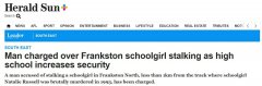 澳洲女学生上学路上遇险，华男涉嫌尾随被捕！