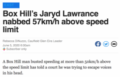 澳华人区男子超速行驶被捕，3次申请免扣车费：
