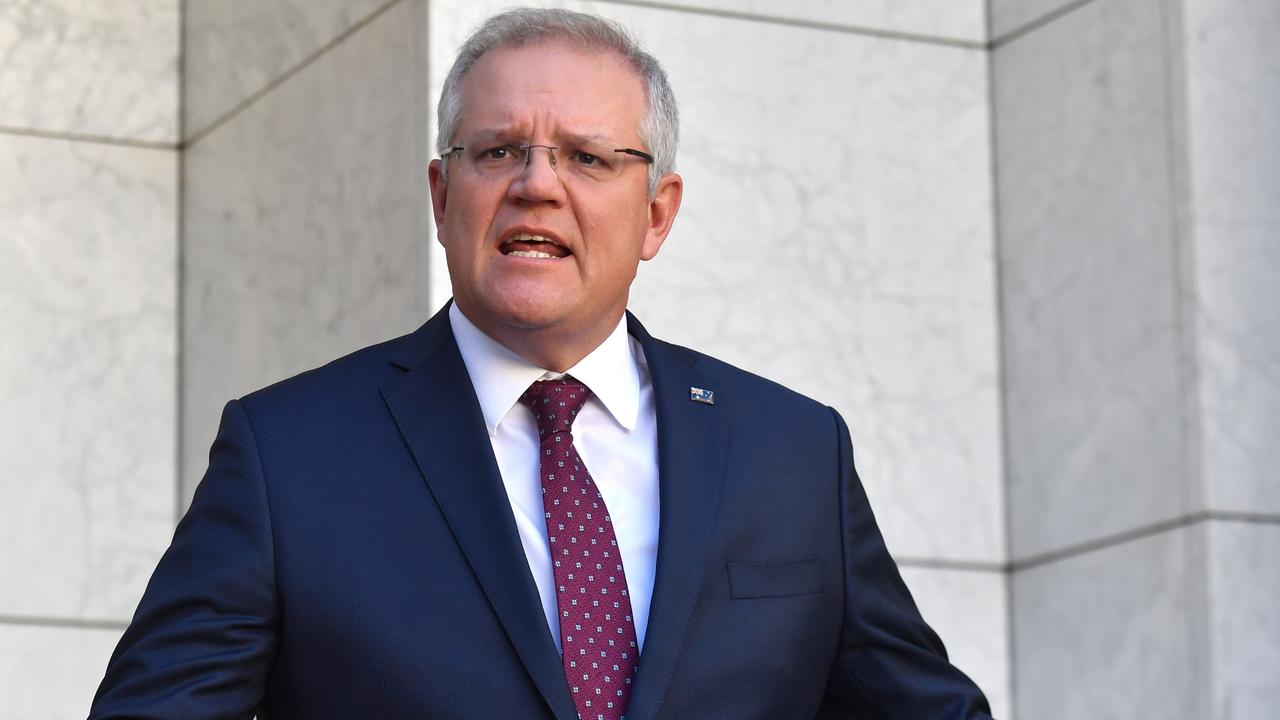 Prime Minister Scott Morrison said he wants to see all states open for travel by July. Picture: Mick Tsikas/AAP
