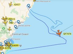 最后一架波音747告别澳洲，天空留下最后辉煌