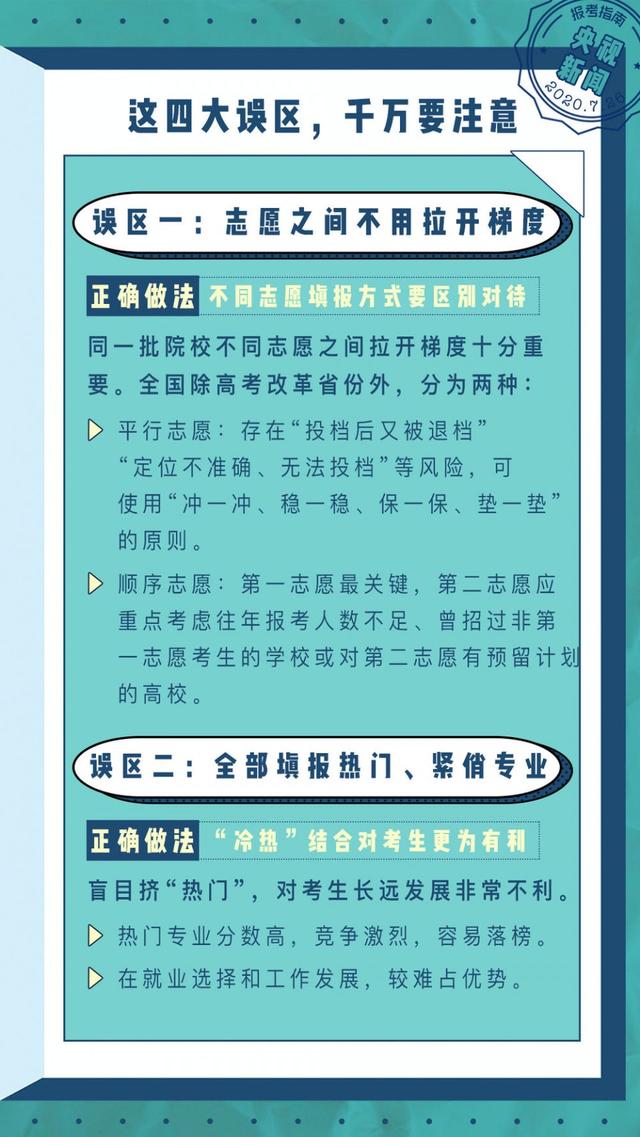 高考填志愿如何提高录取率？什么“雷区”不能踩？