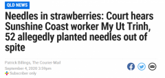 只因怨恨农场主，澳亚裔农工涉嫌“草莓藏针”