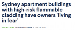 悉尼CBD公寓楼覆盖易燃包层，业主忧心火灾风险