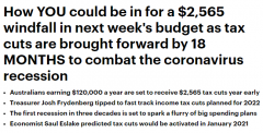 减税或提前至明年1月，1000万澳人从中获益！最高