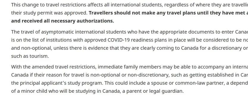 解读今日最新利好留学政策：又一国家要开放留学生和亲属入境了！