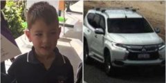 昨夜被盗三菱帕杰罗车里的7岁男孩已经在20公里