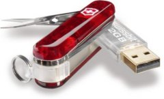 送男孩的最佳选择带usb2.0 2GB U盘的瑞士军刀