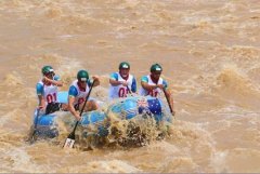 新西兰队斩获吴堡黄河大峡谷国际漂流竞技赛冠