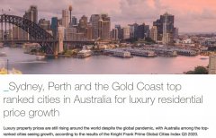 澳洲五大城市豪宅市场逆势猛增！墨尔本全球第