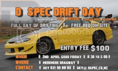 D Spec  Drift Day  漂移练习  4月2号... 星期五...East