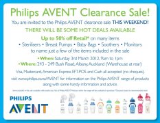 The Philips AVENT clearance sale