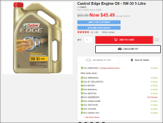 机油打折啦！！！Castrol Edge Engine Oil