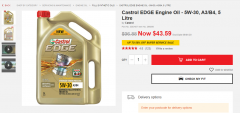 Supercheap Auto 的 Castrol 机油特价！！！