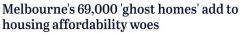 墨尔本房屋空置率飙升13.3%，6.9万套“鬼屋”闲置