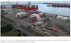 新西兰一港口现新冠疑似病例，还发生一氧化碳