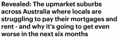 最新报告：悉尼墨尔本这些地区还贷压力将翻倍