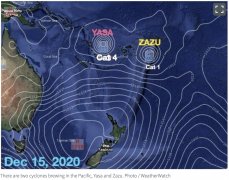 热带气旋要来了！？风速达200公里，圣诞还能安