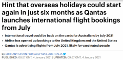 澳航开放国际机票预订，香港航班或7月恢复！这