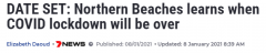 定了！悉尼北海滩将于本周日“解封”，一例确