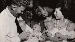 第一个生下四胞胎的澳洲女性迎来一百岁生日