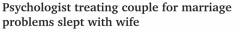 狗血！澳夫妻婚姻出问题寻求专业帮助，结果妻